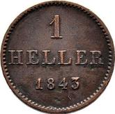 Reverse 1 Heller 1843