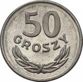 Reverse 50 Groszy 1971 MW
