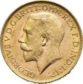 Obverse Sovereign 1916 P