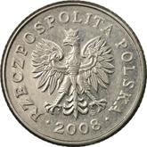 Obverse 50 Groszy 2008 MW