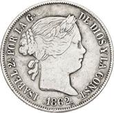 Obverse 4 Reales 1862