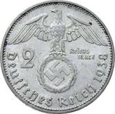 Reverse 2 Reichsmark 1938 F
