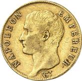 Obverse 20 Francs AN 14 (1805-1806) I