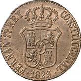 Obverse 3 Cuartos 1823