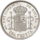 Reverse 1 Peseta 1904 SMV