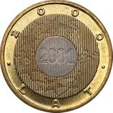 Reverse 2 Zlote 2000 Millennium