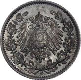 Reverse 1/2 Mark 1918 G