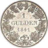 Reverse Goldgulden 1841
