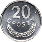 Obverse 20 Groszy 1980 MW