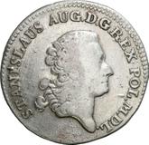 Obverse 1 Zloty (4 Grosze) 1775 EB