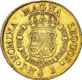 Reverse 8 Escudos 1770 PN J