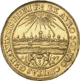 Reverse 3 Ducat 1647 GR Donative Danzig