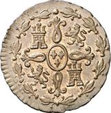 Reverse 2 Maravedís 1824