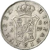 Reverse 8 Reales 1773 S CF