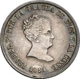 Obverse 2 Reales 1851 S RD