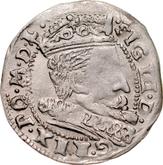 Obverse 1 Grosz 1607 Lithuania