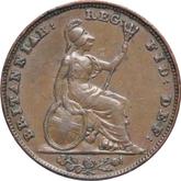 Reverse Farthing 1842 WW