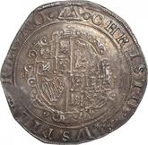 Reverse Halfcrown no date (1638-1639) Second issue Briot