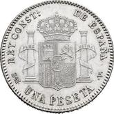 Reverse 1 Peseta 1901 SMV