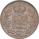 Obverse 1/4 Kreuzer 1857