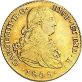 Obverse 2 Escudos 1805 S CN