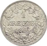 Reverse Kreuzer 1864