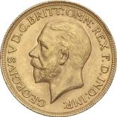 Obverse Sovereign 1931 SA
