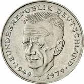 Obverse 2 Mark 1991 D Kurt Schumacher