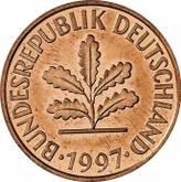 Reverse 2 Pfennig 1997 D