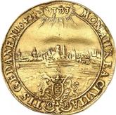 Reverse 3 Ducat 1642 GR Donative Danzig