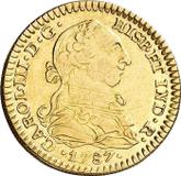 Obverse 1 Escudo 1787 Mo FM