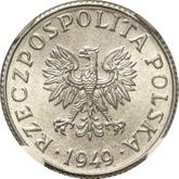Obverse 1 Grosz 1949