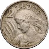 Reverse 2 Zlote 1924 Pattern