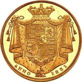 Reverse Two pounds 1831 WW