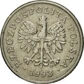 Obverse 10 Groszy 1993 MW