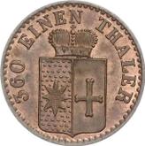 Obverse 1 Pfennig 1867 B