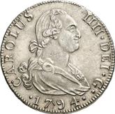 Obverse 4 Reales 1794 M MF