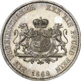 Reverse Thaler 1868 A