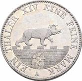 Obverse Thaler 1855 A