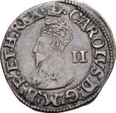 Obverse 2 Pence (Halfgroat) no date (1625-1642) Fourth draped bust