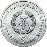 Reverse 5 Mark 1988 A Port of Rostock