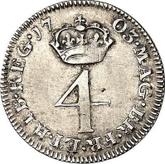 Reverse Fourpence (Groat) 1703