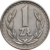 Reverse 1 Zloty 1983 MW Pattern