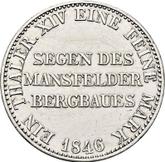 Reverse Thaler 1846 A Mining