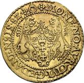 Reverse Ducat 1582 Danzig