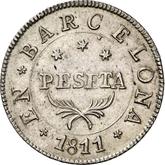 Reverse 1 Peseta 1811