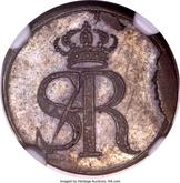 Obverse 2 Grosze (1/2 Zlote) 1771 Pattern Monogram in block letters