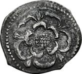 Reverse Halfpenny no date (1625-1649) Rose