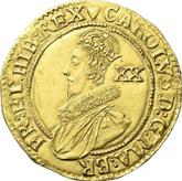 Obverse Unite no date (1625-1642) Second bust