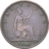 Reverse Farthing 1866